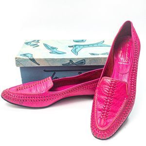 FLASH SALE! Fredelle Hot Pink All Leather Vintage Flats